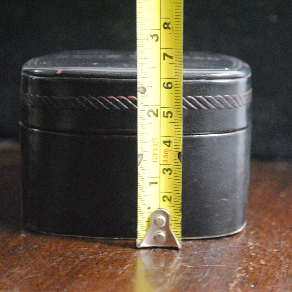 David Yurman Handmade Black Leather Jewelry Box